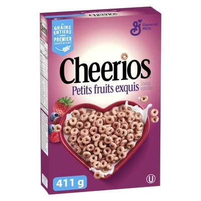 General Mills  Petits fruits exquis Céréales à Base de Grains Entiers 411 g, 1,34 $/100g