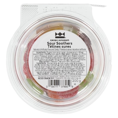 Naturally & Artificially Flavoured Candy Sour Soothers