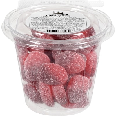 Johnvince Foods Friandise à saveur naturelle et artificielle tranches de cerises 225 g, 1,33 $/100g