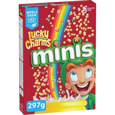 General Mills Lucky Charms Minis, Breakfast Cereal 297 g, $1.12/100g