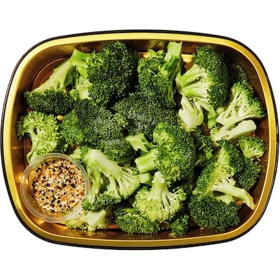 null Broccoli with Everything Bagel Seasoning Side 545 g, $1.47/100g