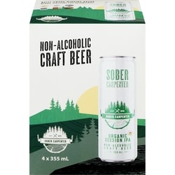 Sober Carpenter Non-Alcoholic Craft Beer Organic Session Ipa 4x355.0 ml, $0.56/100ml
