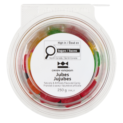 Naturally & Artificially Flavoured Candy Jubes