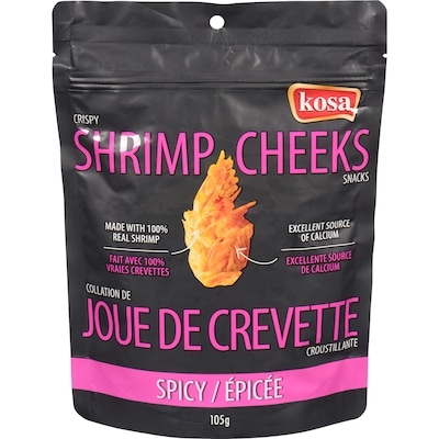 Kosa Collation de joue de crevette croustillante épicée 105 g, 10,47 $/100g