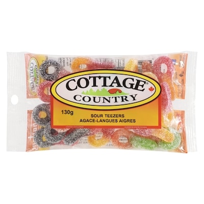 Cottage Country Sour Teezers 130 g, $2.88/100g