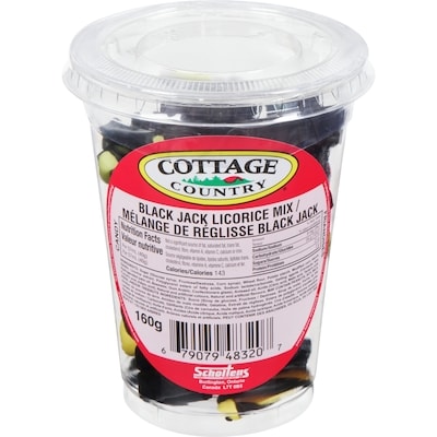 Cottage Country Candy Black Jack Licorice Mix 160 g, $2.34/100g