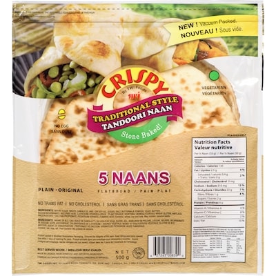 Crispy Flatbread Plain 500 g, $0.46/100g