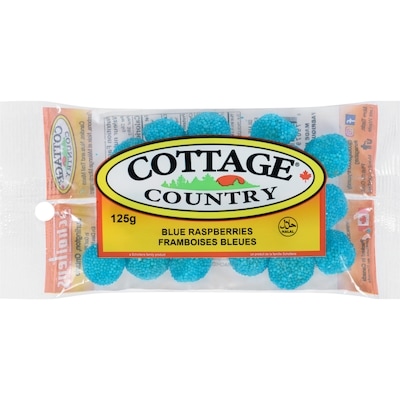 Cottage Country Framboises bleues 125 g, 3,00 $/100g