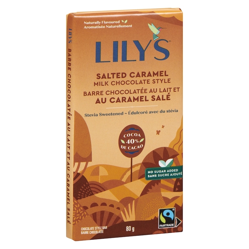 Chocolate Style Bar Salted Caramel Milk Chocolate Style