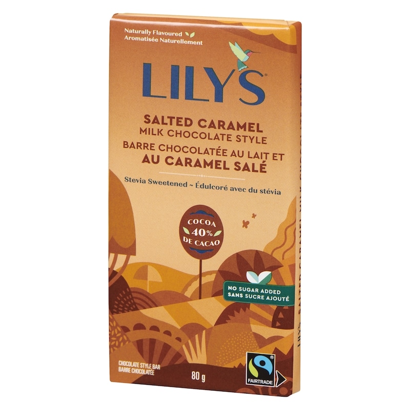 Chocolate Style Bar Salted Caramel Milk Chocolate Style