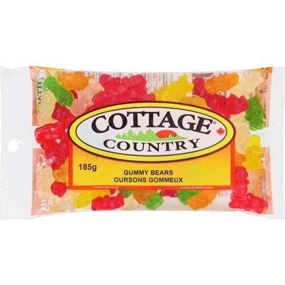 Cottage Country Oursons gommeux 185 g, 2,03 $/100g