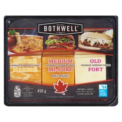 Bothwell Cheddar Cheese 32% Mf 450 g, $4.22/100g