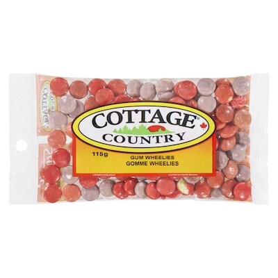 Cottage Country Gomme wheelies 115 g, 3,26 $/100g