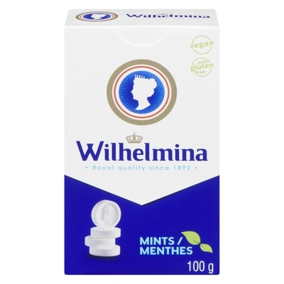 Wilhelmina Mints 100 g, $2.99/100g