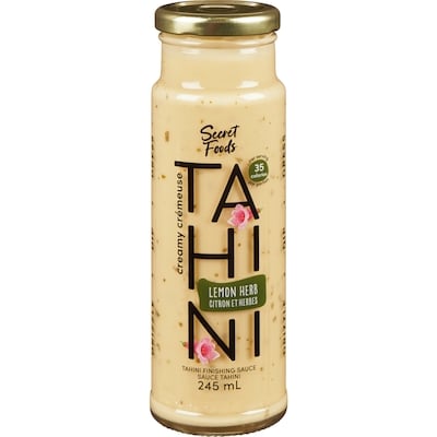 Secret Tahini Finishing Sauce Lemon Herb 245 ml, $3.67/100ml