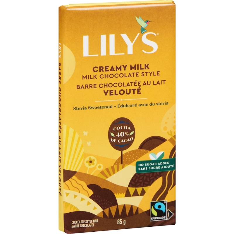 Chocolate Style Bar Creamy Milk Chocolate Style