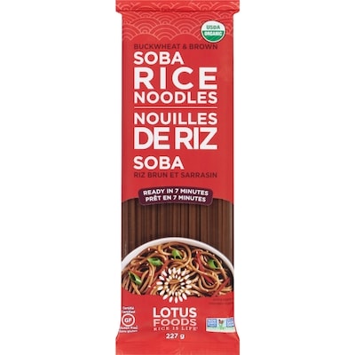 Lotus Buckwheat & Brown Soba Rice Noodles 227 g, $2.86/100g