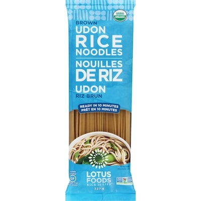 Lotus Brown Udon Rice Noodles 227 g, $2.86/100g