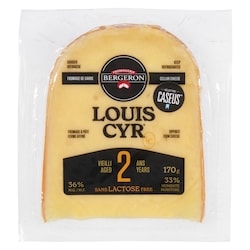 Bergeron Ripened Firm Cheese Cellar Cheese Louis Cyr Aged 2 Years 36% M.F. 170 g, $6.76/100g