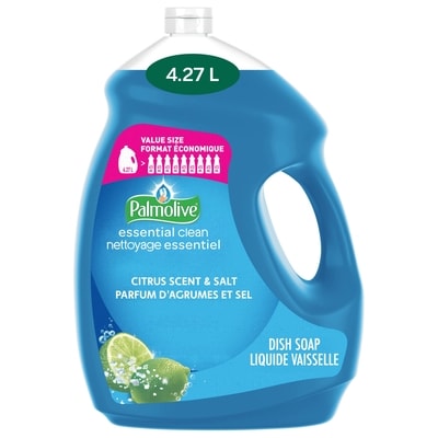 Palmolive Essential Clean Dish Soap, Citrus Scent and Salt 4.27 l, $0.22/100ml