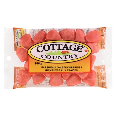 Cottage Country Guimauves aux fraises 100 g, 3,75 $/100g