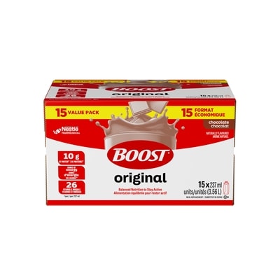 Nestle Health Science Substitut repas liquide Chocolat, 15 un. 15x237.0 ml, 0,94 $/100ml