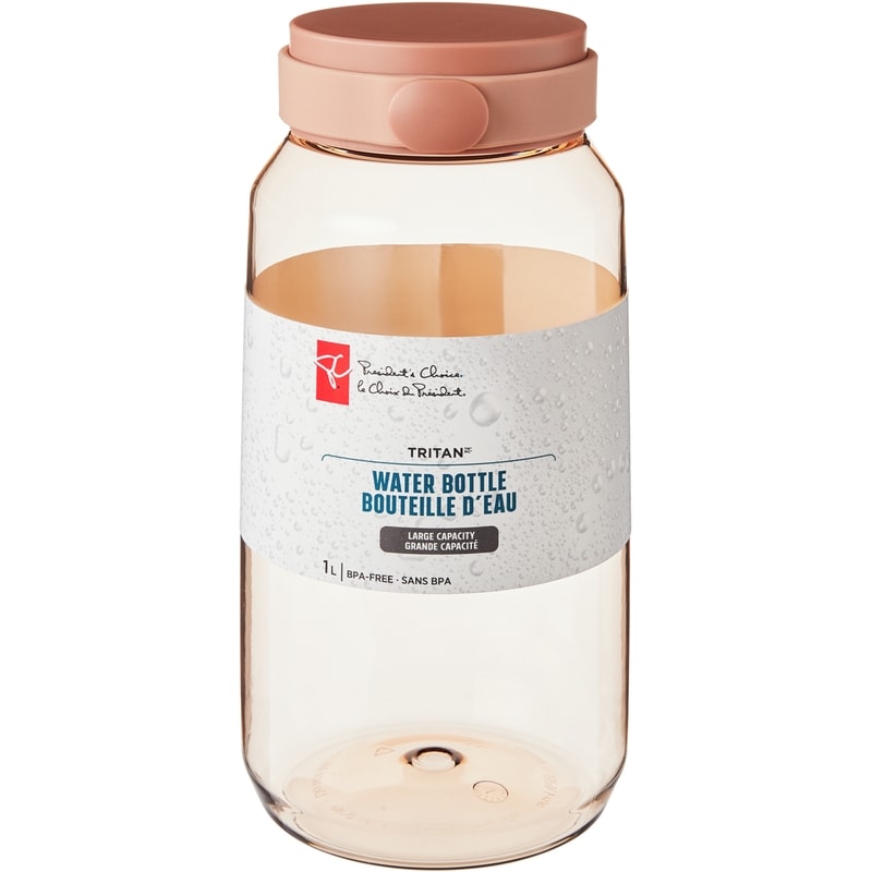 Large Capacity Tritan Water Bottle - Blush