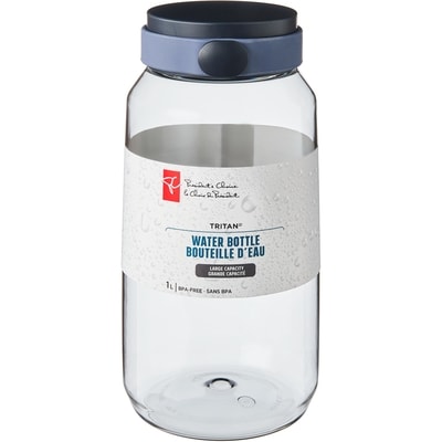 President's Choice Large Capacity Tritan Water Bottle - Black 1 ea, $15.00/1ea