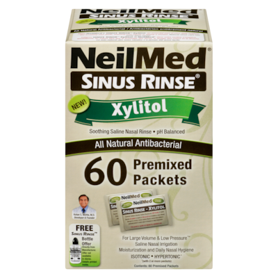 NeilMed Premixed Packets Xylitol 60 ea, $0.32/1ea