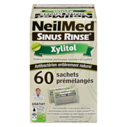 NeilMed Sachets prémélangés xylitol 60 ea, 0,32 $/1ch