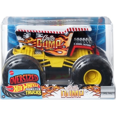Hot Wheels Assortiment de camions en métal moulé sous pression Monster Trucks Hot Wheels® à l’échelle 1:24 1 ea, 16,00 $/1ch