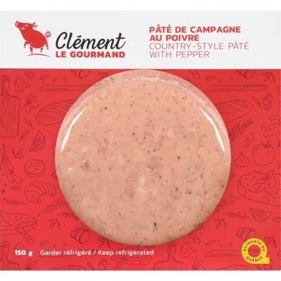 Clement le Gourmand Country-Style Pâté With Pepper 150 g, $3.99/100g