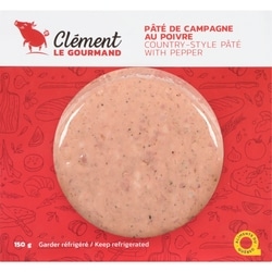 Clement le Gourmand Pâté de campagne au poivre 150 g, 2,99 $/100g