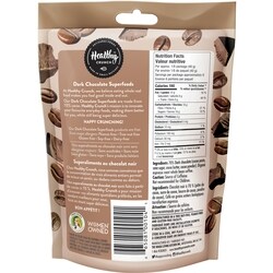 Healthy Crunch Organic Espresso Coffee Beans Dark Chocolate
