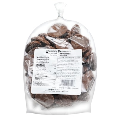 Johnvince Foods Chocolate Flavored Macaroons $10.00/1kg $4.54/1lb