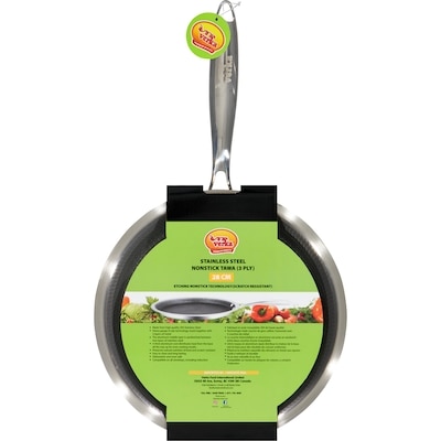 Verka Stainless Steel Nonstick Tawa 3 Ply 28 Cm 1 ea, $25.00/1ea