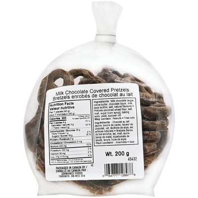 Johnvince Foods Milk Chocolate Covered Pretzels $20.00/1kg $9.07/1lb