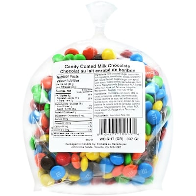 Johnvince Foods M&M Candy Coated Milk Chocolate $3.00/100g $13.61/1lb