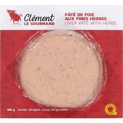 Clement le Gourmand Liver Pâté With Herbs 150 g, $3.99/100g