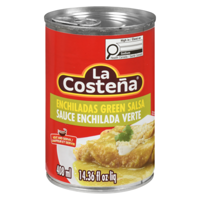 La Costena Sauce enchilada verte 408 ml, 0,93 $/100ml