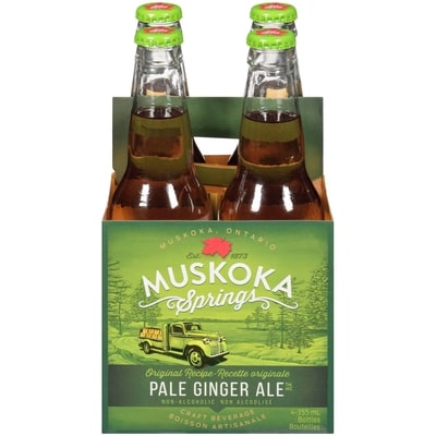 Muskoka Springs Boisson artisanale pale ginger ale 4x355.0 ml, 0,70 $/100ml