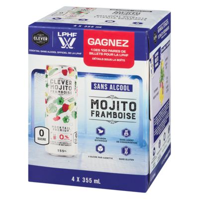 Mojito framboise sans alcool