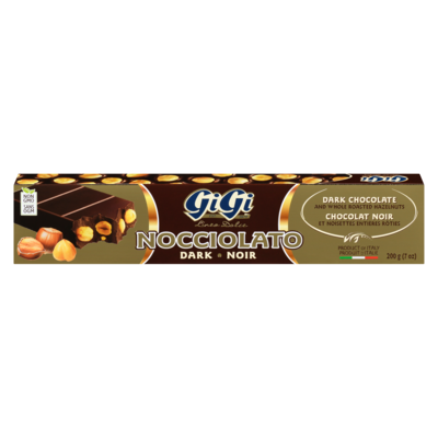 Gigi Brand Dark Chocolate And Whole Roasted Hazelnuts 200 g, $3.00/100g