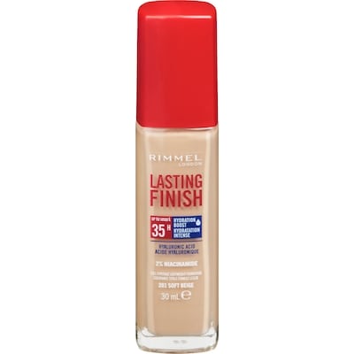 Rimmel London Lasting Finish 35 Hour Foundation, Soft Beige - 201 30 ml, $44.97/100ml