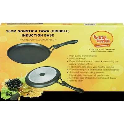 Verka Nonstick Tawa Griddle Induction Base 28cm 1 ea, $30.00/1ea