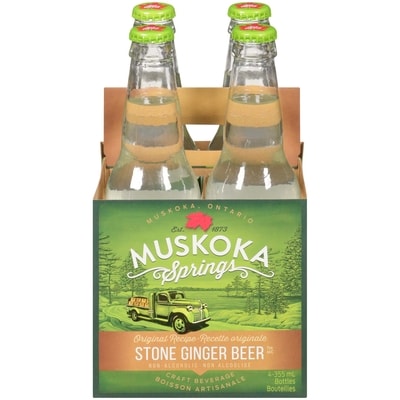 Muskoka Springs Craft Beverage Stone Ginger Beer 4x355.0 ml, $0.77/100ml