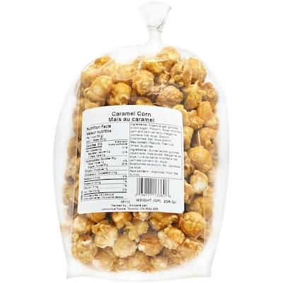 Johnvince Foods Caramel Corn $2.00/100g $9.07/1lb