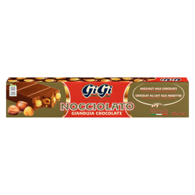 Gigi Brand Nocciolato Gianduia Chocolate 200 g, $3.00/100g