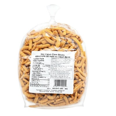 Johnvince Foods Bâtonnets de maïs cajun épicés 2,50 $/100g 11,34 $/1lb
