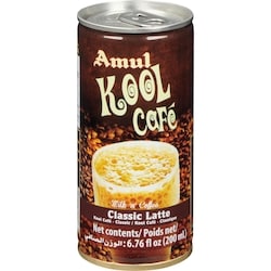 Amul Kool café classique 200 ml, 1,15 $/100ml